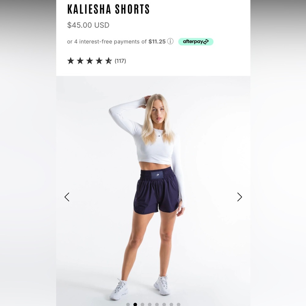Boxraw boxing kickboxing Kaliesha Shorts